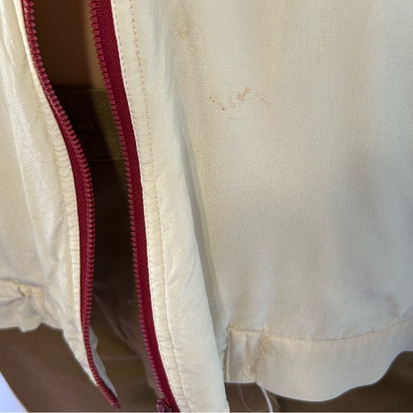 Carracci Vintage Pure Silk Full Zip Jacket Size XL - Picture 7 of 9